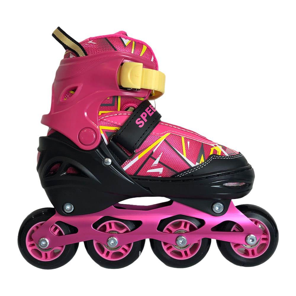 Patines en Línea de Cuatro Ruedas Ajustable Talla 35 - 38 - Surtido