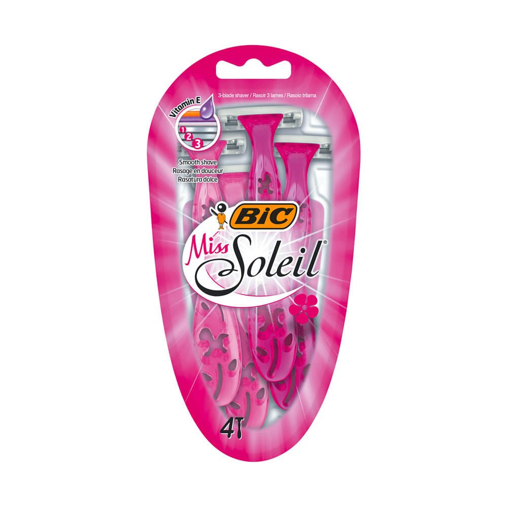 Prestobarba Bic Miss Soleil 4 Piezas