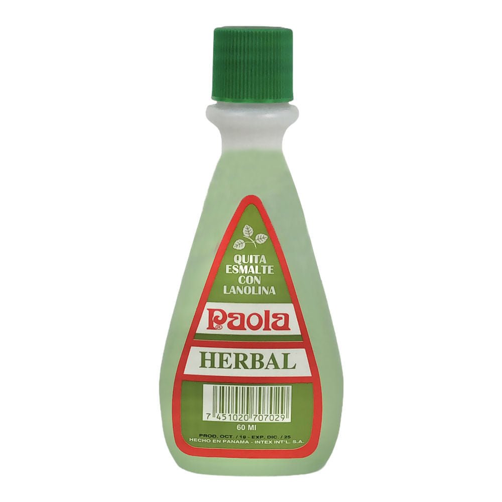 Removedor de Esmalte Paola Herbal 60 ml