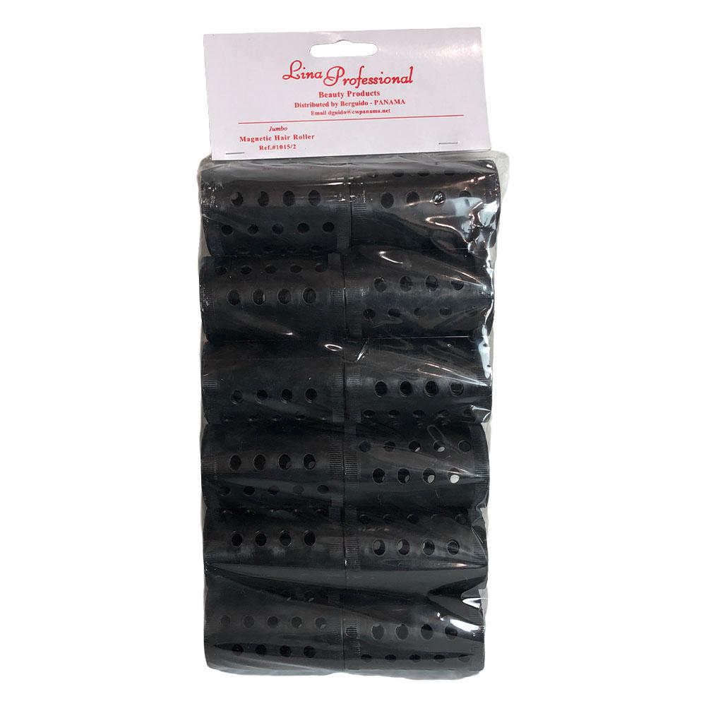 Rollos Magnéticos Para Cabello Lina Profesional 12 Piezas