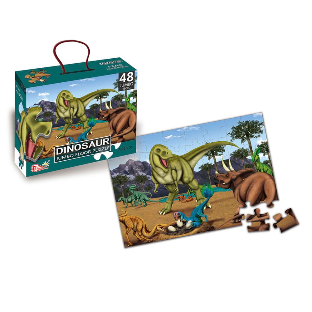Rompecabezas 48 Piezas Dinosaurios Fun Top