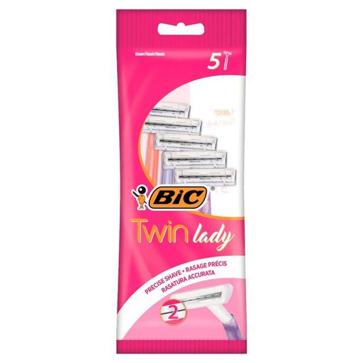 Prestobarba Bic Twin Lady 5 Piezas