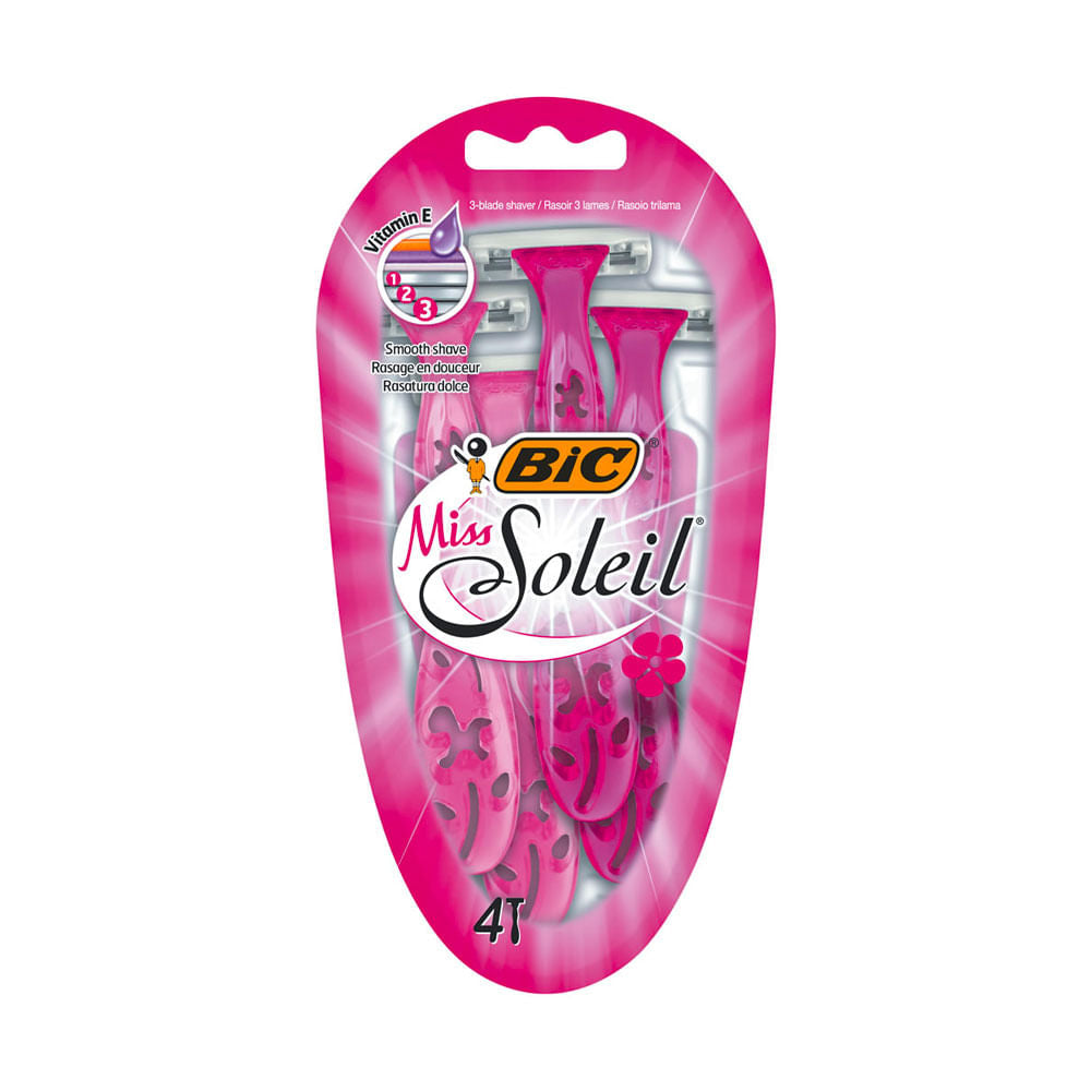 Prestobarba Bic Miss Soleil 4 Piezas