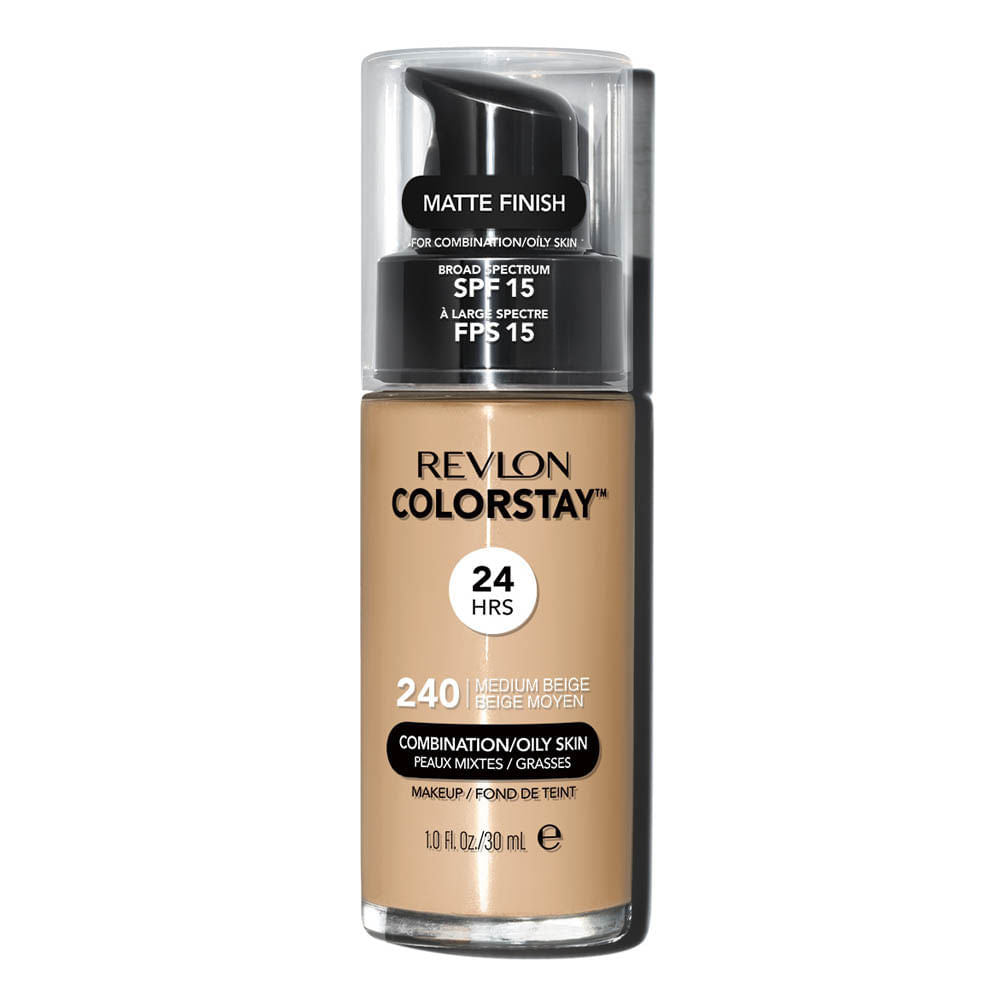 Base Líquida Revlon Colorstay Medium Beige 24 Horas