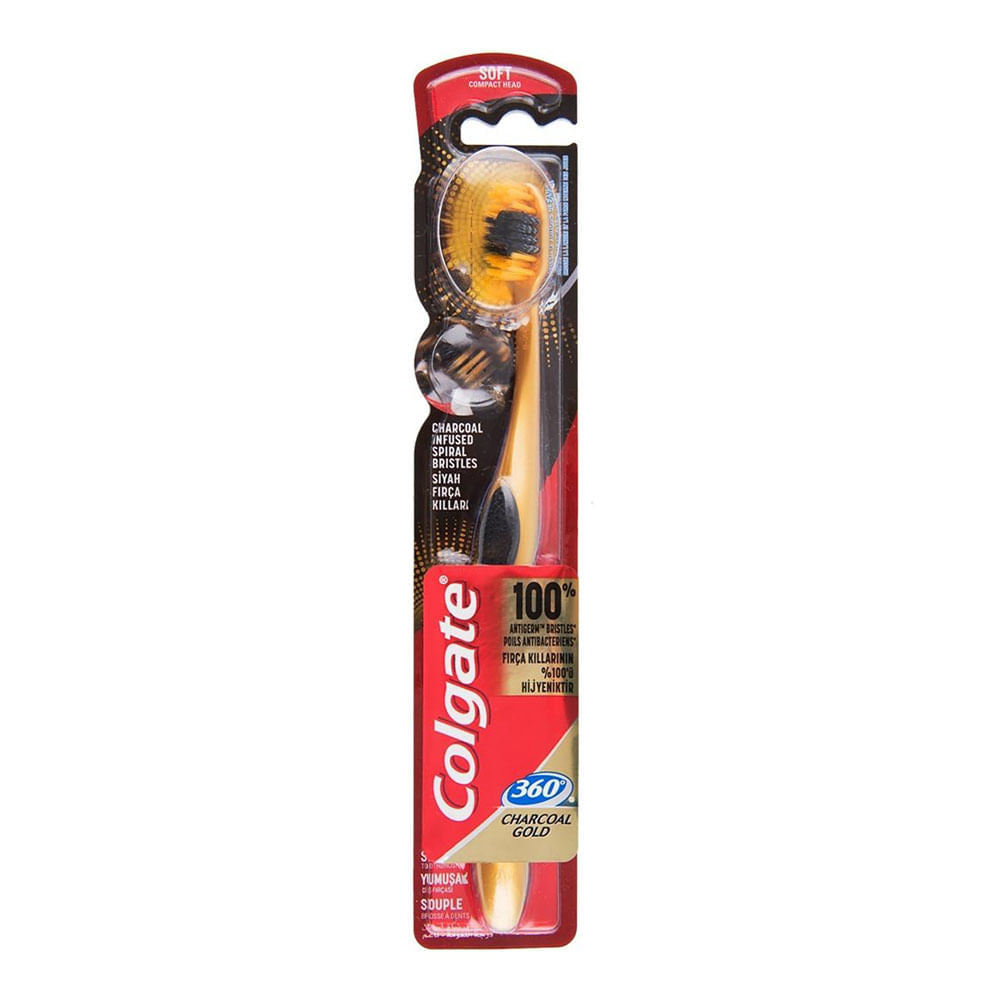 Cepillo Dental Colgate 360 Charcoal