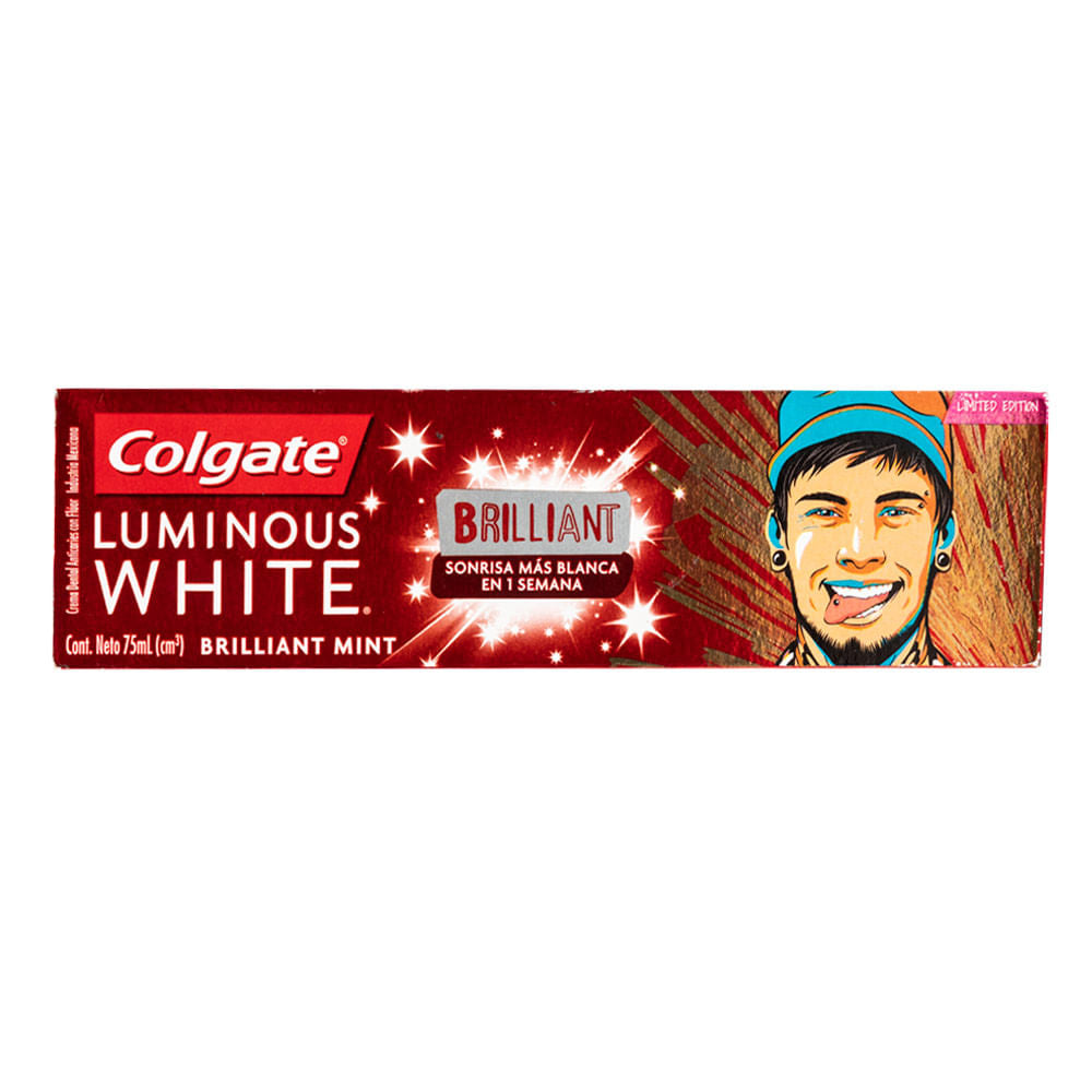 Crema Dental Colgate Luminous White Brilliant Mint 75 ml