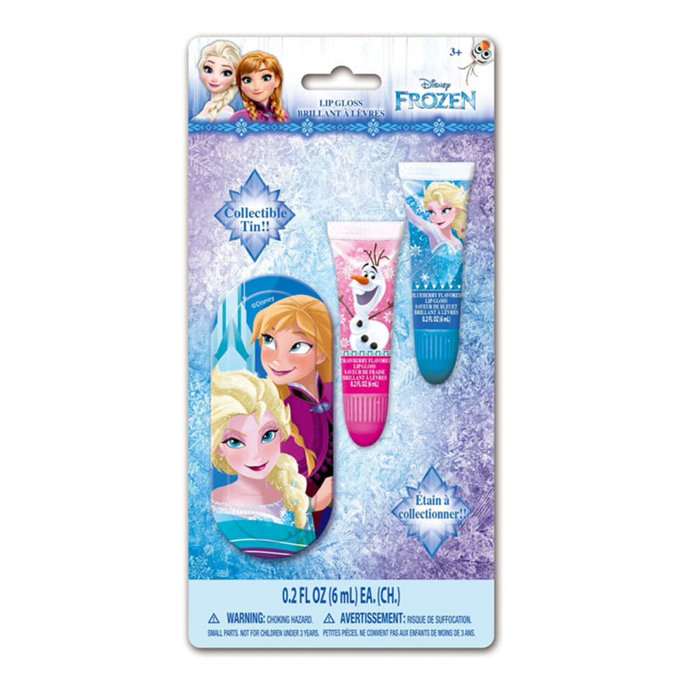 Brillo Labial Disney Para Niña Set 2 Piezas Con Estuche - Surtido