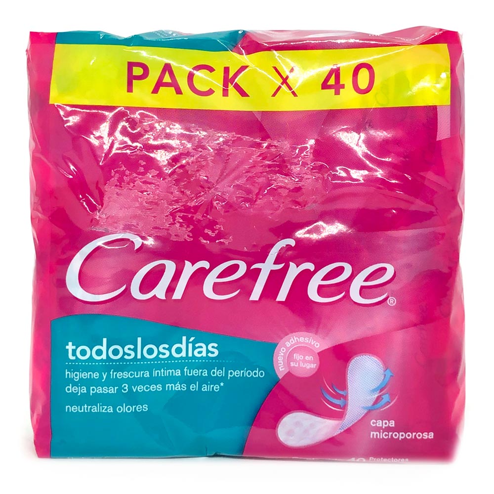 Protectores Carefree Diarios 40 Unidades