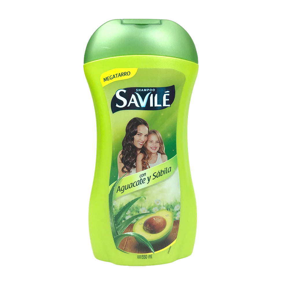 Shampoo Savile Con Aguacate y Sábila 550 ml