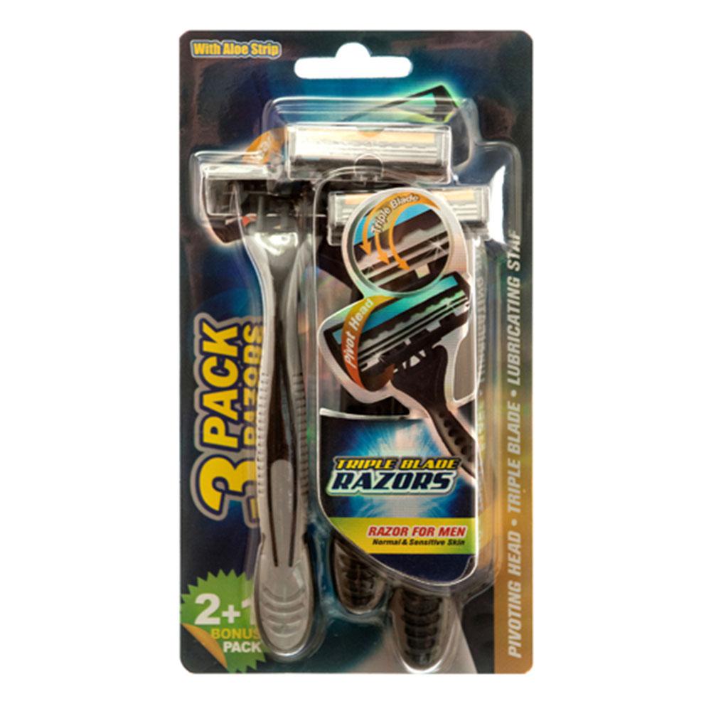 Afeitadora Razors Para Caballero 3 Piezas