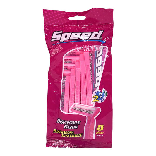 Afeitadora Desechable Speed Para Dama 5 Piezas