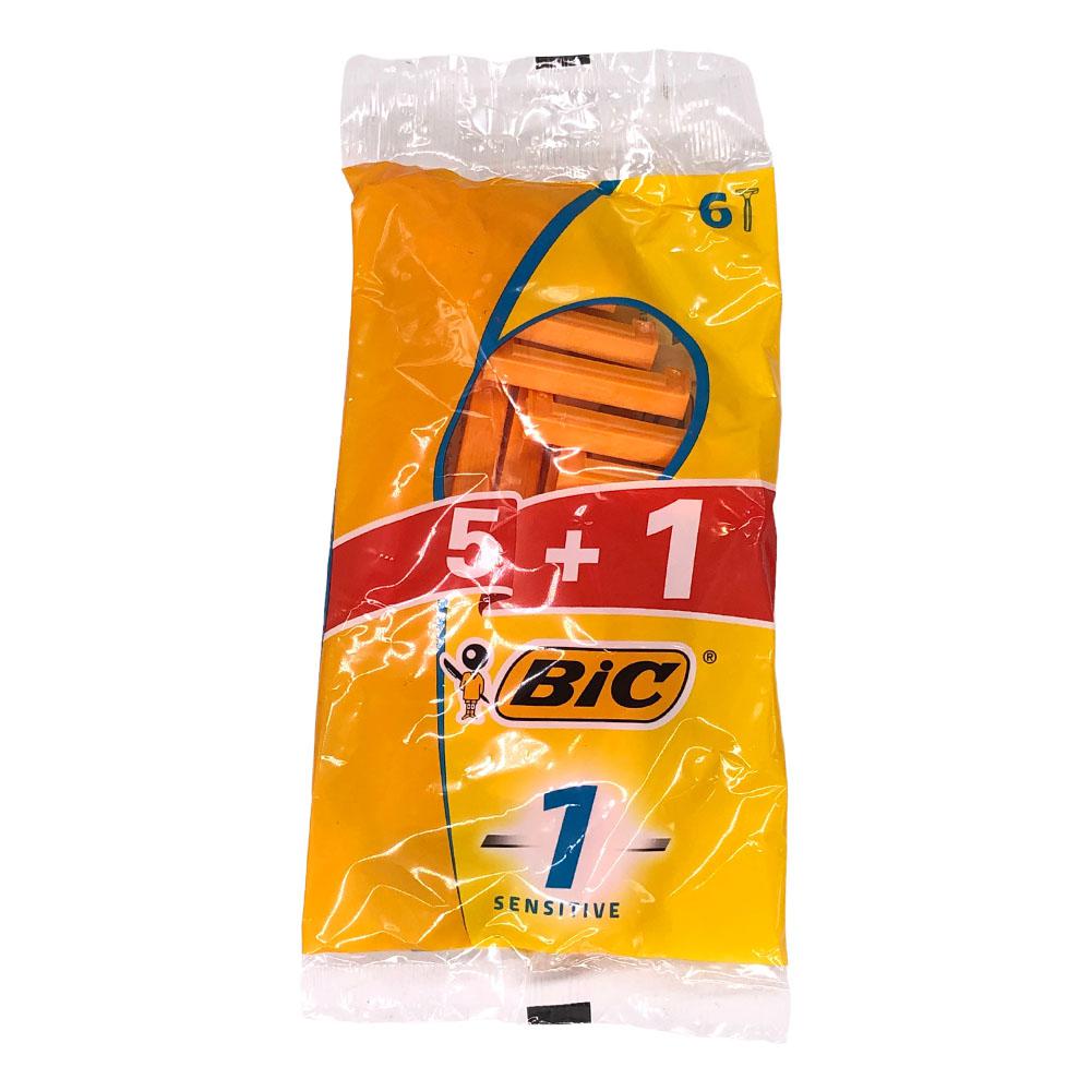 Rasuradora Bic Sensitive 6 Piezas