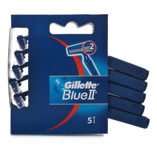 Rasuradora Gilette Blue II Para Caballeros 5 piezas