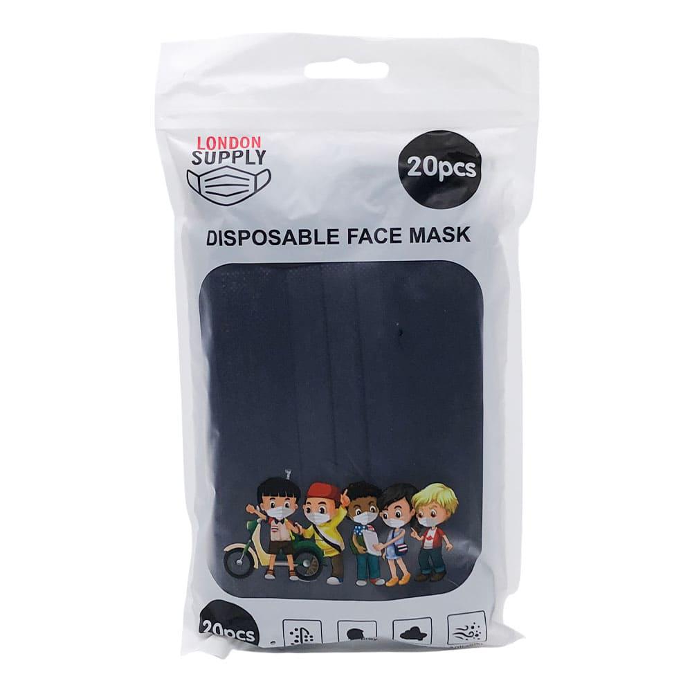 Mascarilla Desechable Para Niño London 20 Piezas