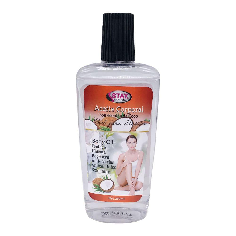 Aceite Corporal Stay Beautiful de Coco 200 ml