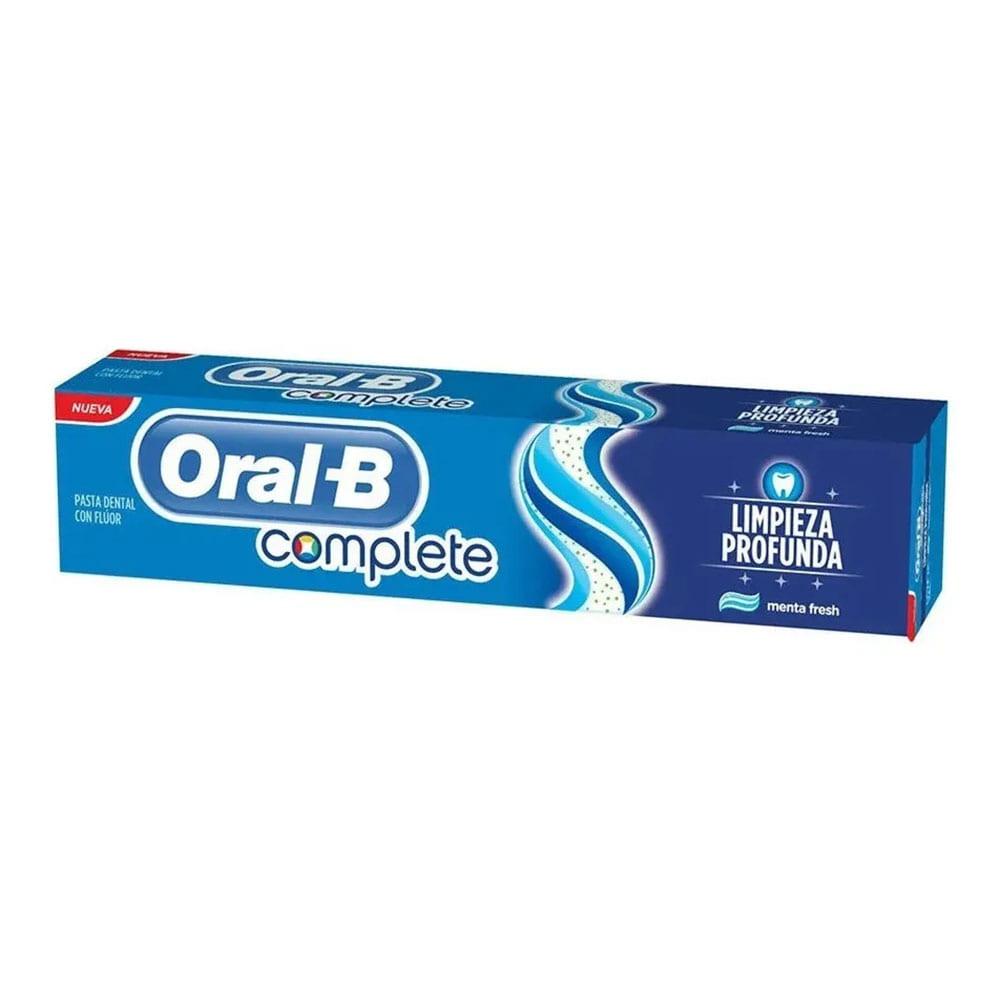 Pasta Dental Oral B Complete Limpieza Profunda Con Menta 100 ml
