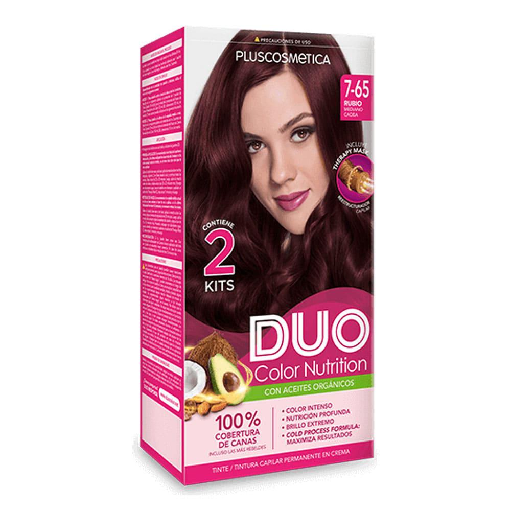 Tinte Duo Kit Colorcream Rubio Mediano Caoba #7-65