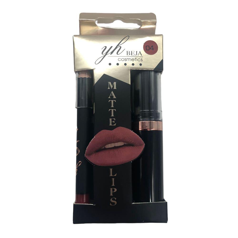 Delineador y Labial Hybeja Matte - Surtido