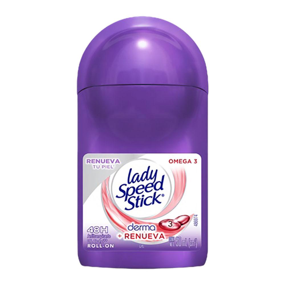 Desodorante Roll On Lady Speed Stick Derma Renueva + Omega 3