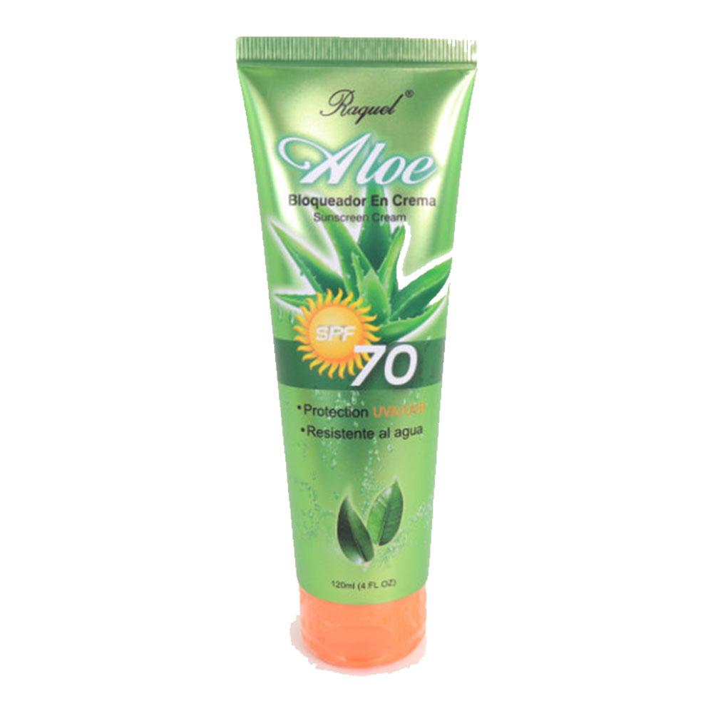 Bloqueador en Crema Raquel Aloe Spf70