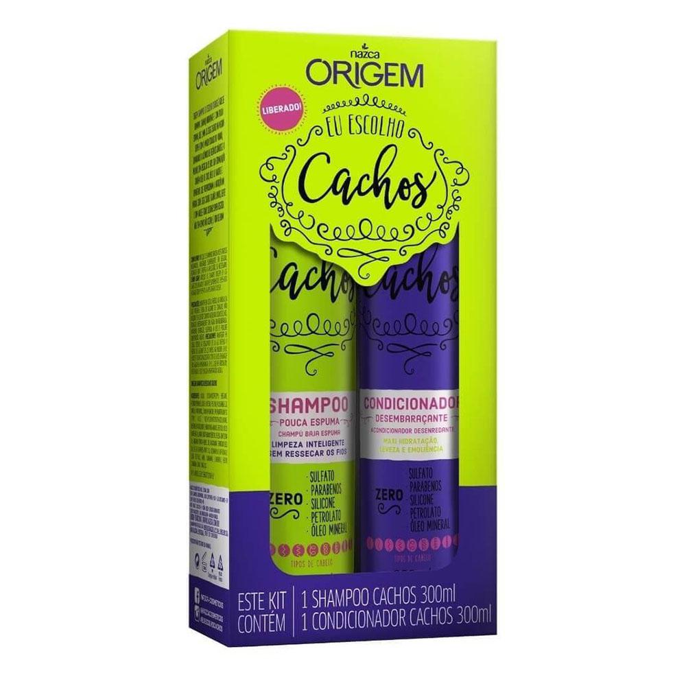 Shampoo y Acondicionador Nazca Origem Cachos 300 ml