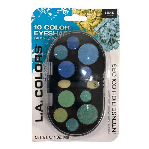 Set de Sombras L.A. Colors Splash 10 Tonos