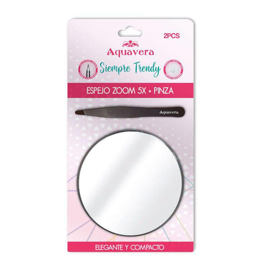Espejo Zoom 5X Aquavera 2 Piezas