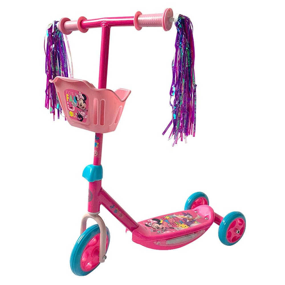 Scooter Minnie Mouse de 3 Ruedas Con Luz Y Música