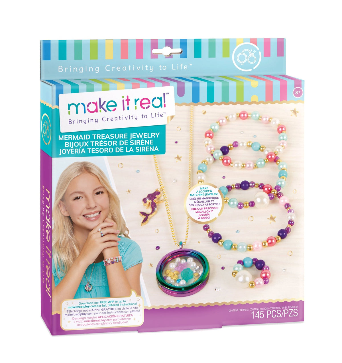 Set De Creacion De Joyeria Sirena Make it Real