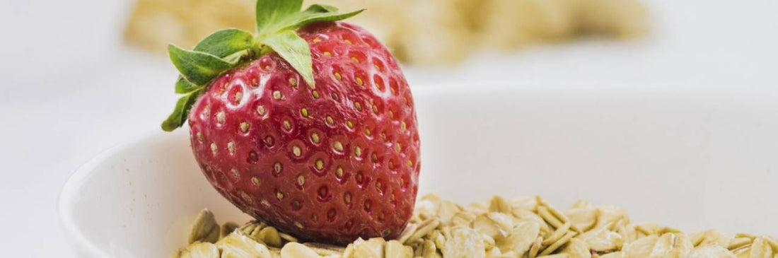 Batido de Fresa y Avena Energizante