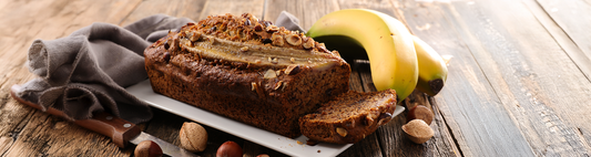 Pan de banana esponjoso en horno Drija