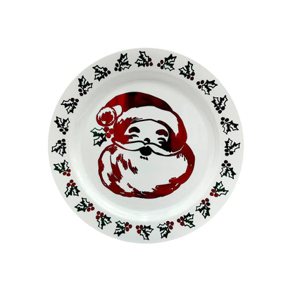 Plato De Melamina 10” / 10 Piezas Navidad - Christmas Elegance