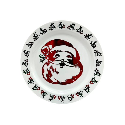 Plato De Melamina 10” / 10 Piezas Navidad - Christmas Elegance