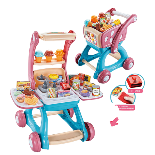 Supermercado Infantil Carrito Transportable 2 En 1 - Star Toys