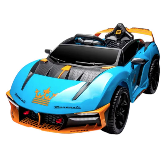 Carro Recargable R/C Azul/Naranja 6V