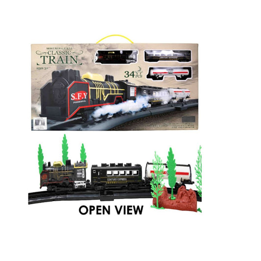 Pista De Tren Mágico Express 34 Piezas - Star Toys