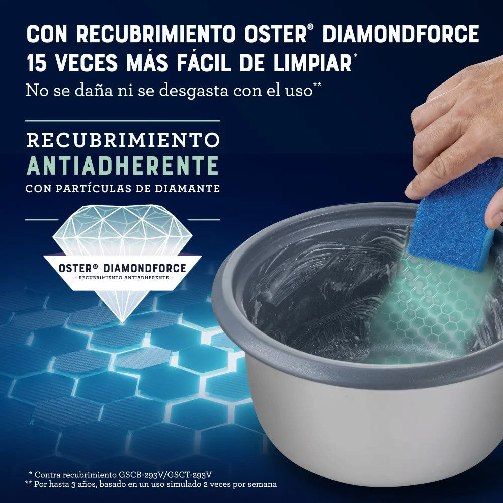 Olla Arrocera 10 Tazas Oster Antiadherente 3 en 1