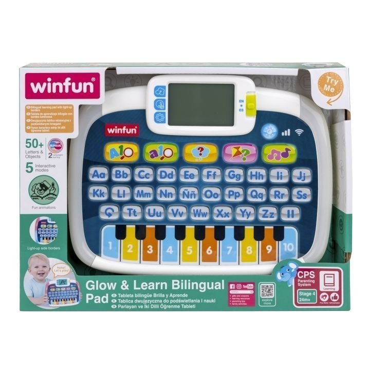 Tablet Winfun - Educativa Bilingüe con Luces Para Niños