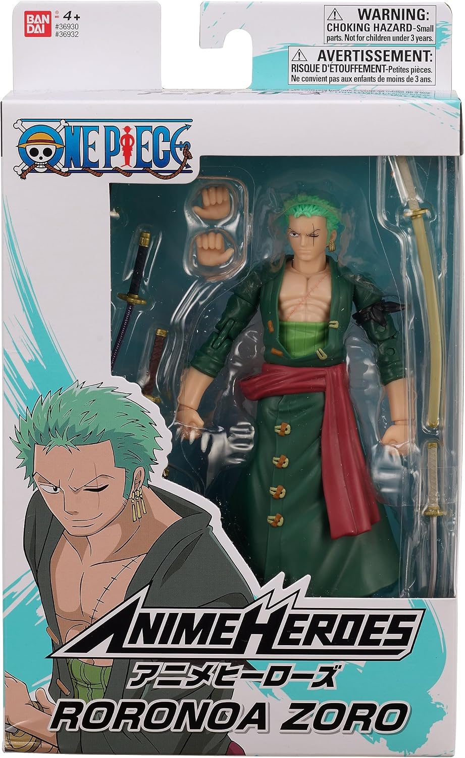 Figura Roronoa Zoro 17 CM Anime Heroes - One Piece