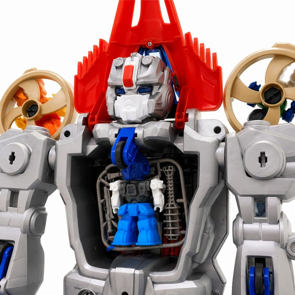 Jet Transformable Con Luz Y Sonido / 29 Piezas - Star Toys