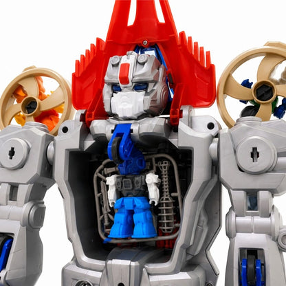 Jet Transformable Con Luz Y Sonido / 29 Piezas - Star Toys