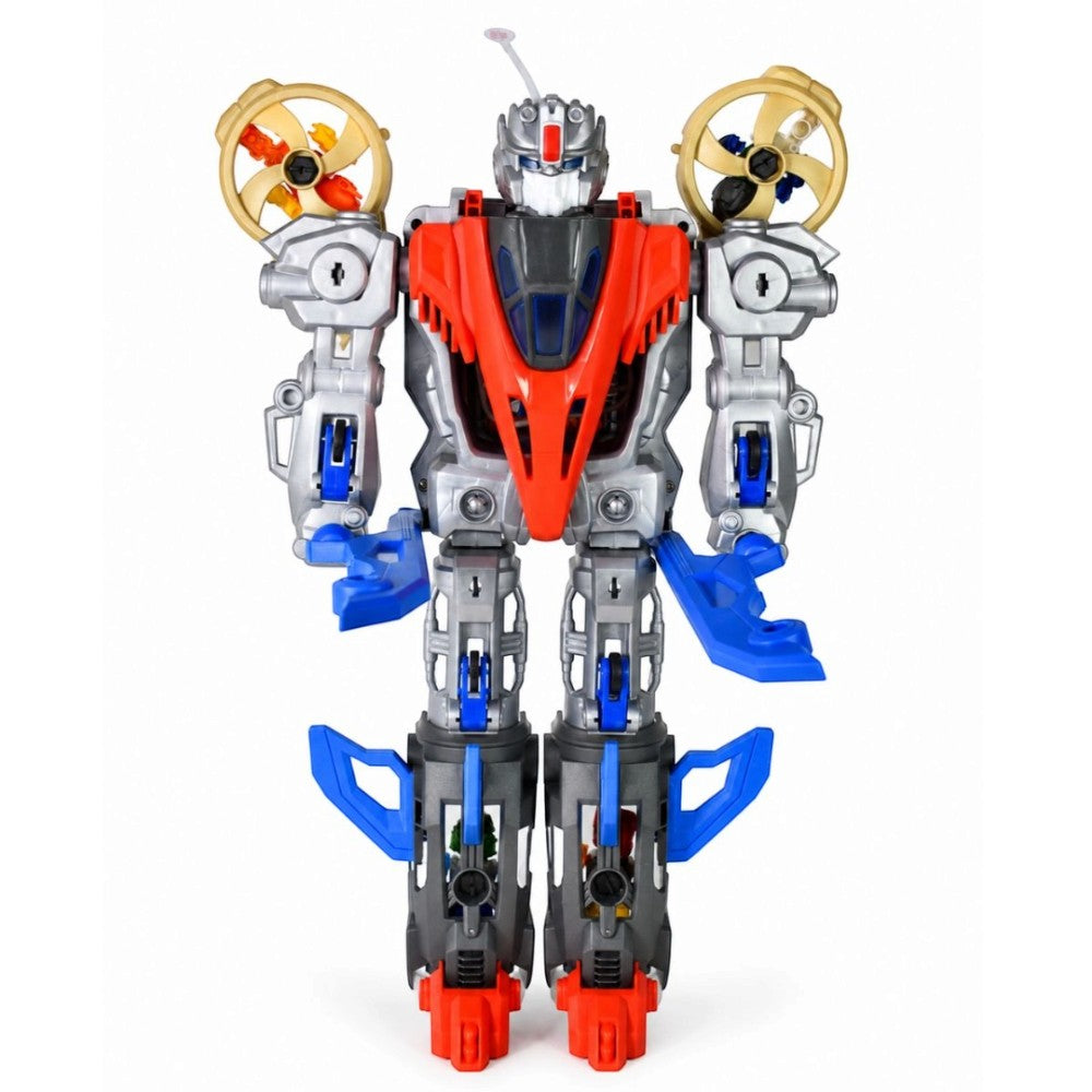 Jet Transformable Con Luz Y Sonido / 29 Piezas - Star Toys