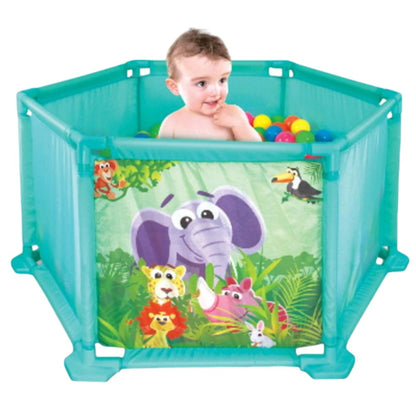 Corral Para Bebé 85 X 58 X 50 CM C/Pelotas - Star Toys