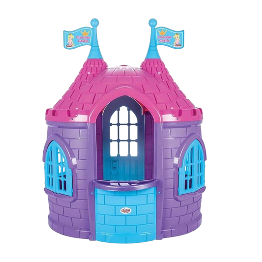 Castillo De Princesa 168 X 129 X 125 CM Morado/Celeste/Rosado - Pilsan