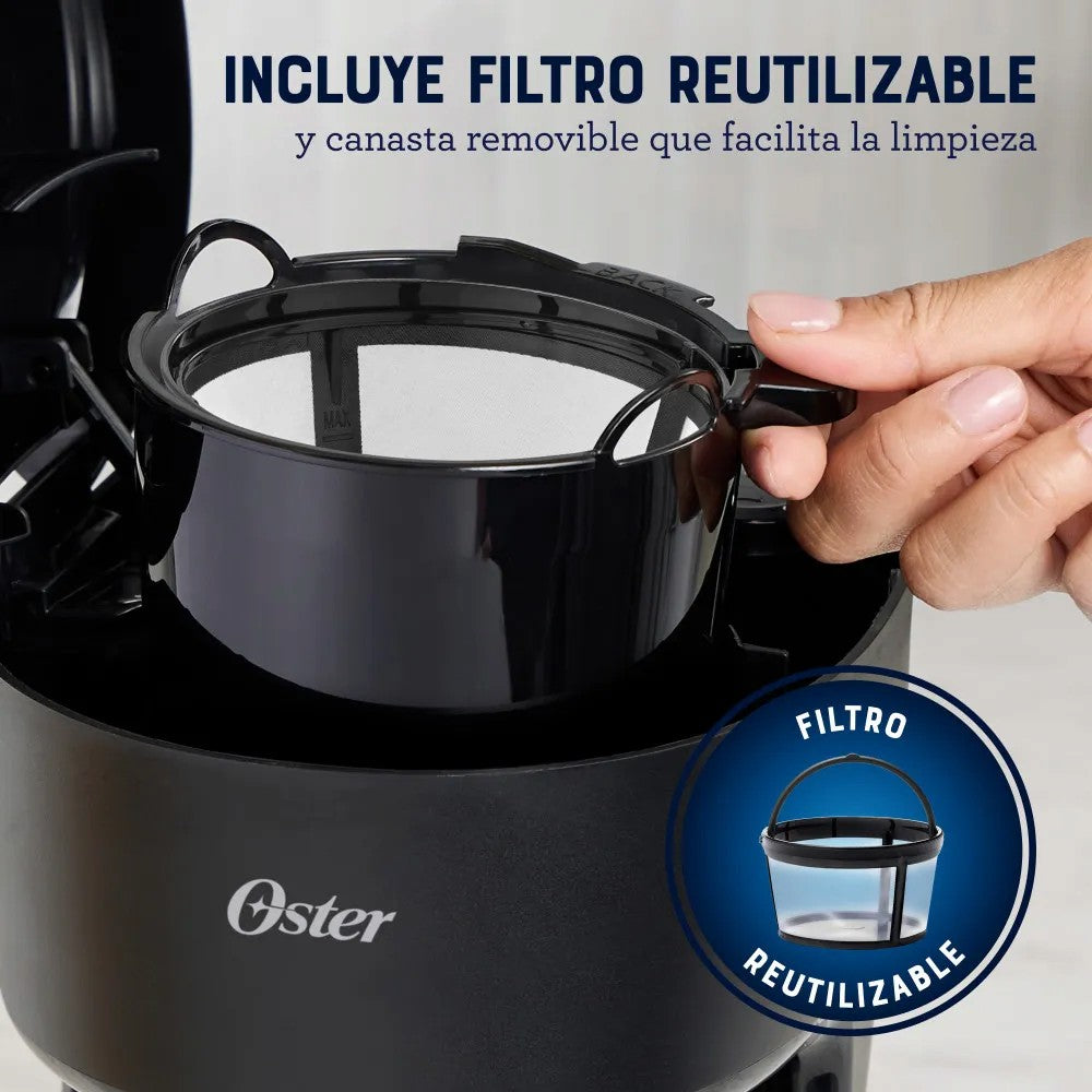 Cafetera Oster Jarra Vidrio 5 Tazas