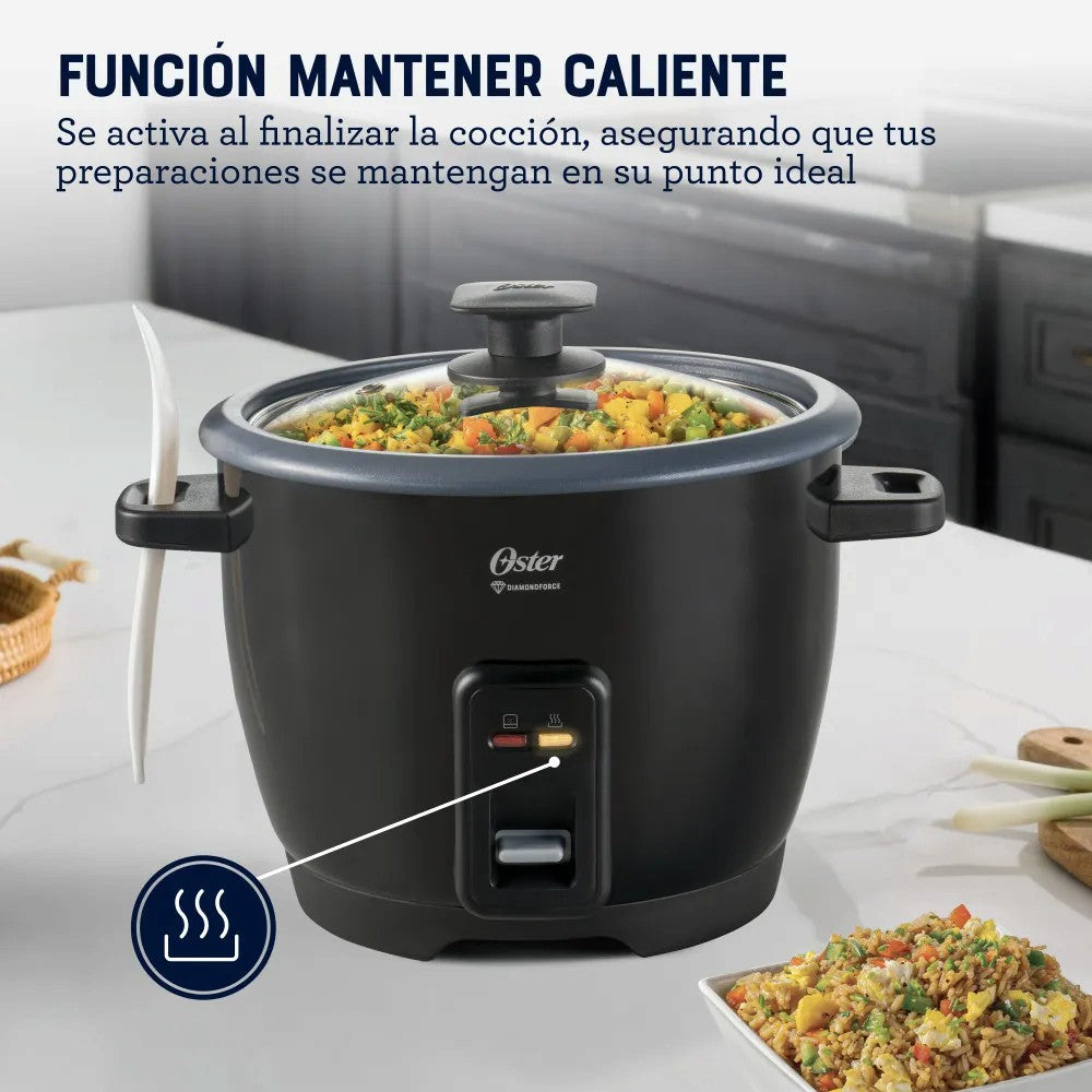 Olla Arrocera Oster 7 Tazas Black