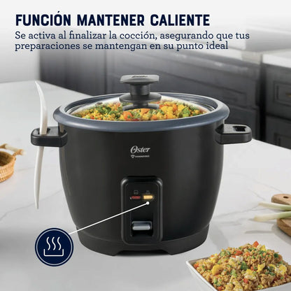 Olla Arrocera Oster 7 Tazas Black
