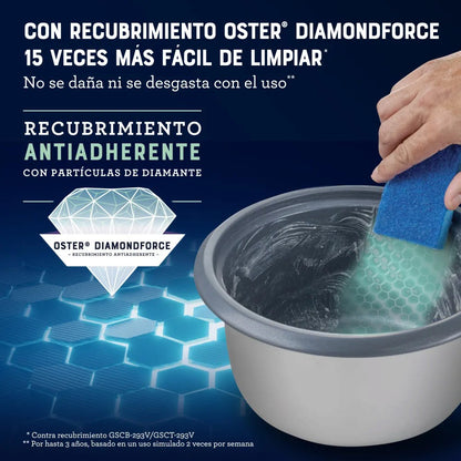 Olla Arrocera Oster 7 Tazas Black