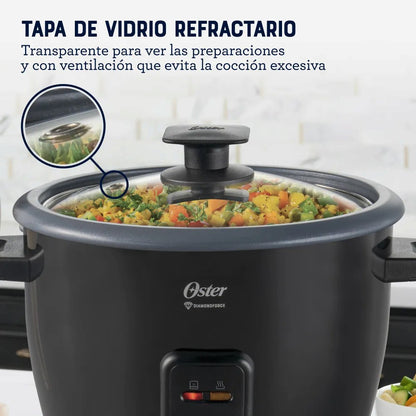 Olla Arrocera Oster 7 Tazas Black