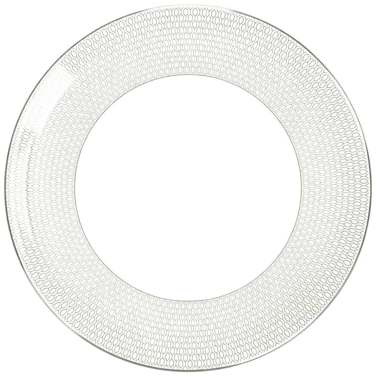 Plato llano Home de porcelana de 12 pulgadas